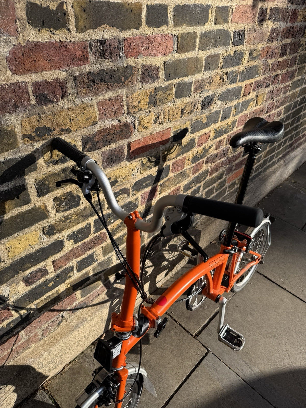 Brompton M6L C Line Explore 2021 Signal Orange 6 Speed M Bar Freshly Serviced