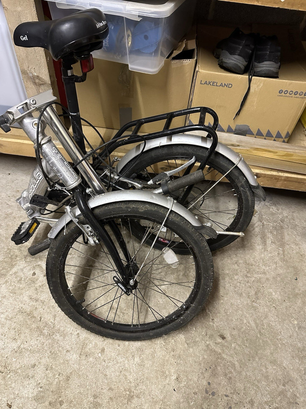 apollo transition folding bike 6 revoshift gears 20inch wheels adults unisex