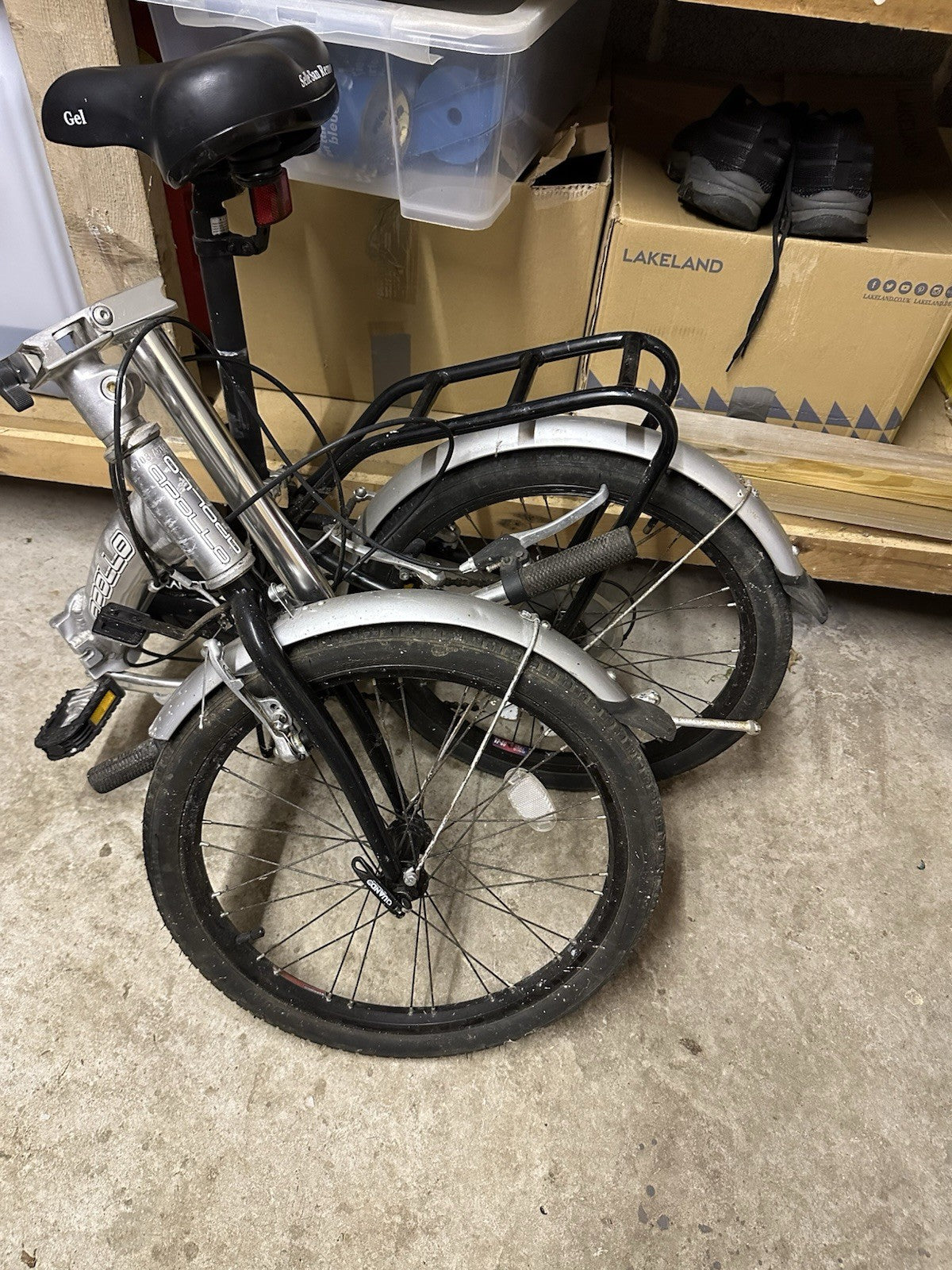 apollo transition folding bike 6 revoshift gears 20inch wheels adults unisex