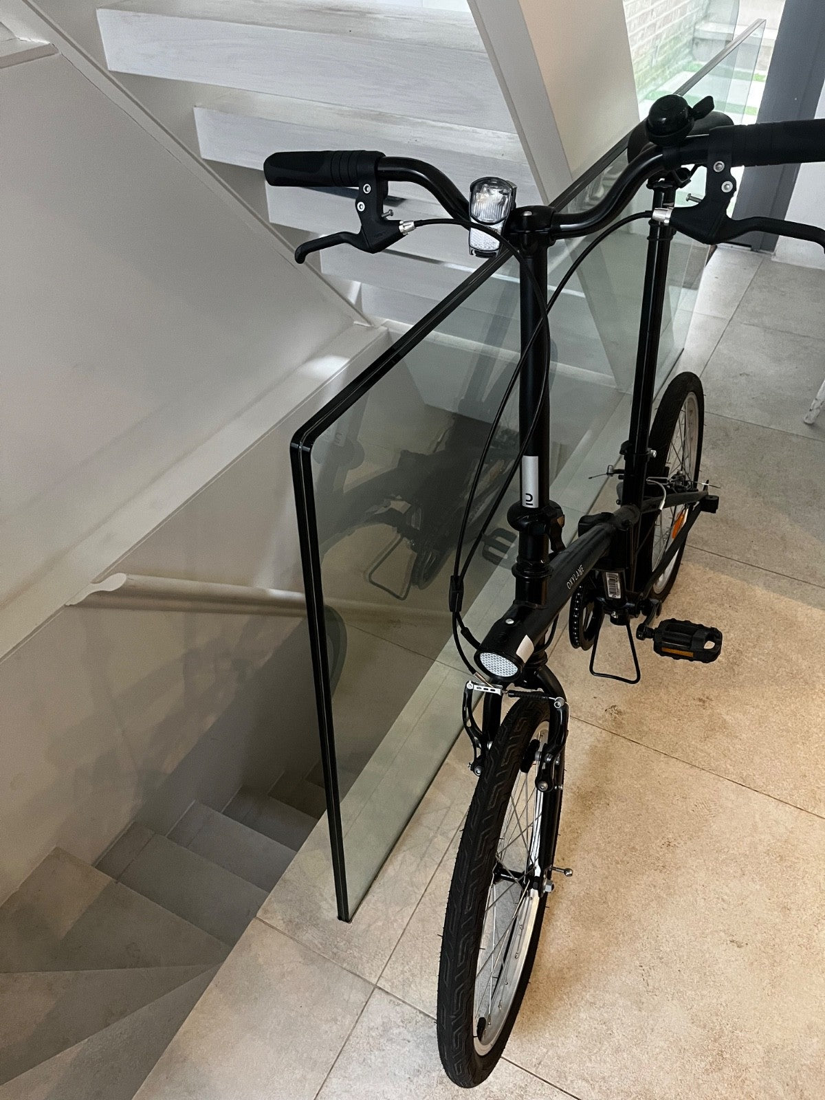 Oxylane Folding Bike Tilt 100 Black