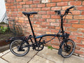 Brompton Electric C Line 6 Speed Folding Bike 2023 - Black - New RRP £2995