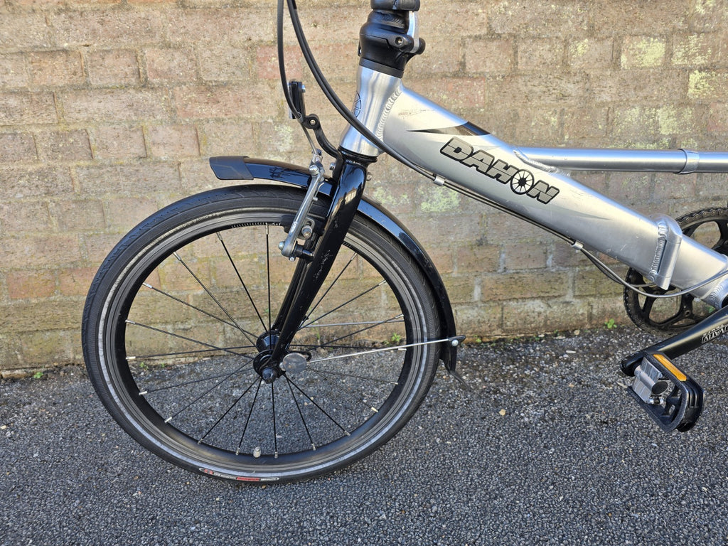 Dahon Helios Metro Vintage Folding Aluminium Push Bike Silver, Circa 1999
