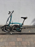 Brompton B75 16" Folding Bike - Blue