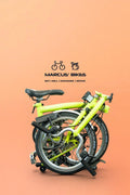Brompton M6L (C Line Explore) - Lime Green
