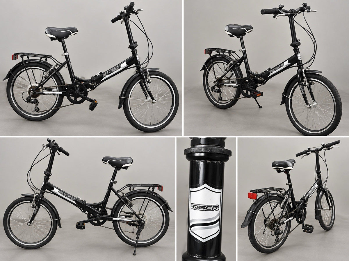 Tiger Black Foldaway Bike 5 Speed