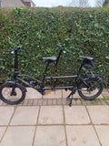 Ecosmo 20TF01BL 20 Inch Wheel Folding Tandem Bicycle Bike - Black