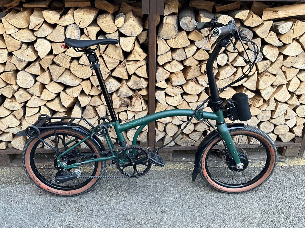 Brompton G Line Forest Green Large. Rohloff - ARCC conversion