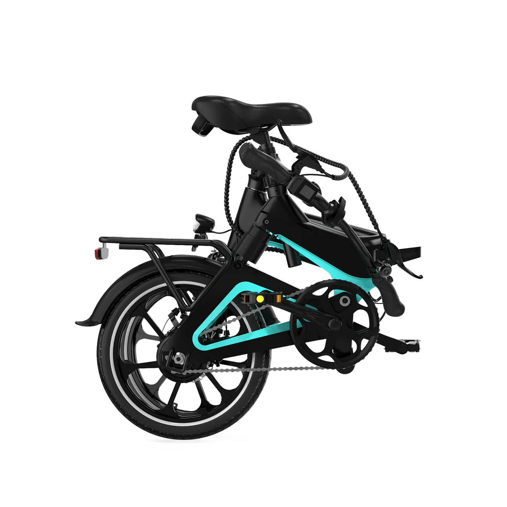 HITWAY BK2  Folding Bike, 16-inch Wheels, Black