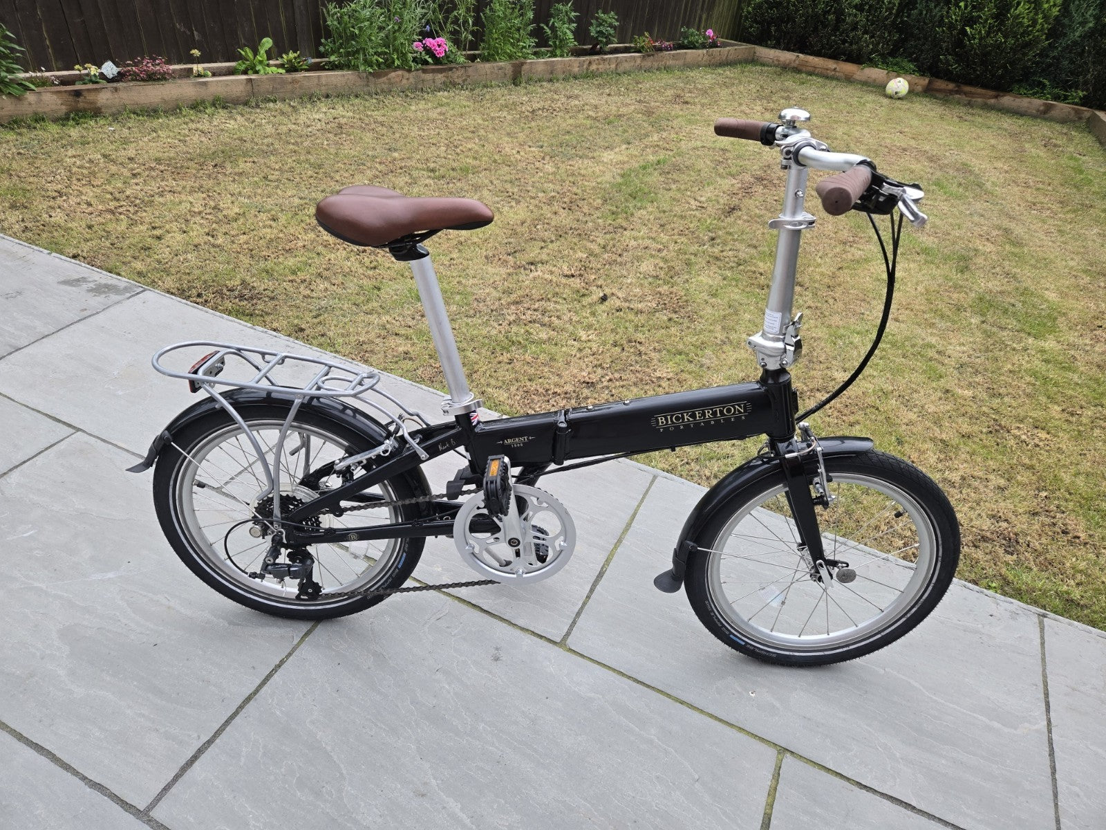 BICKERTON 1808 FOLDING BIKE  RAVEN BLACK TOPCLASSIC BRAND 💥 UNUSED RRP £950 💥
