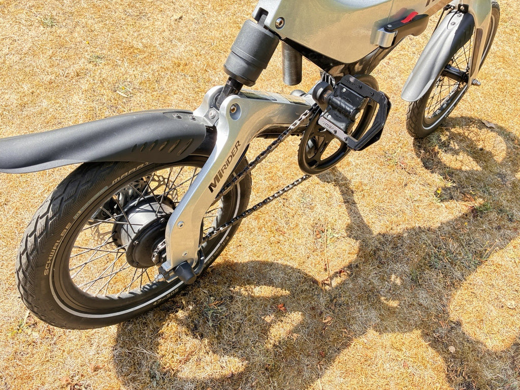 Mirider Folding Bike Silver