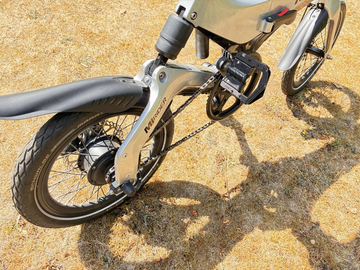 Mirider Folding Bike Silver