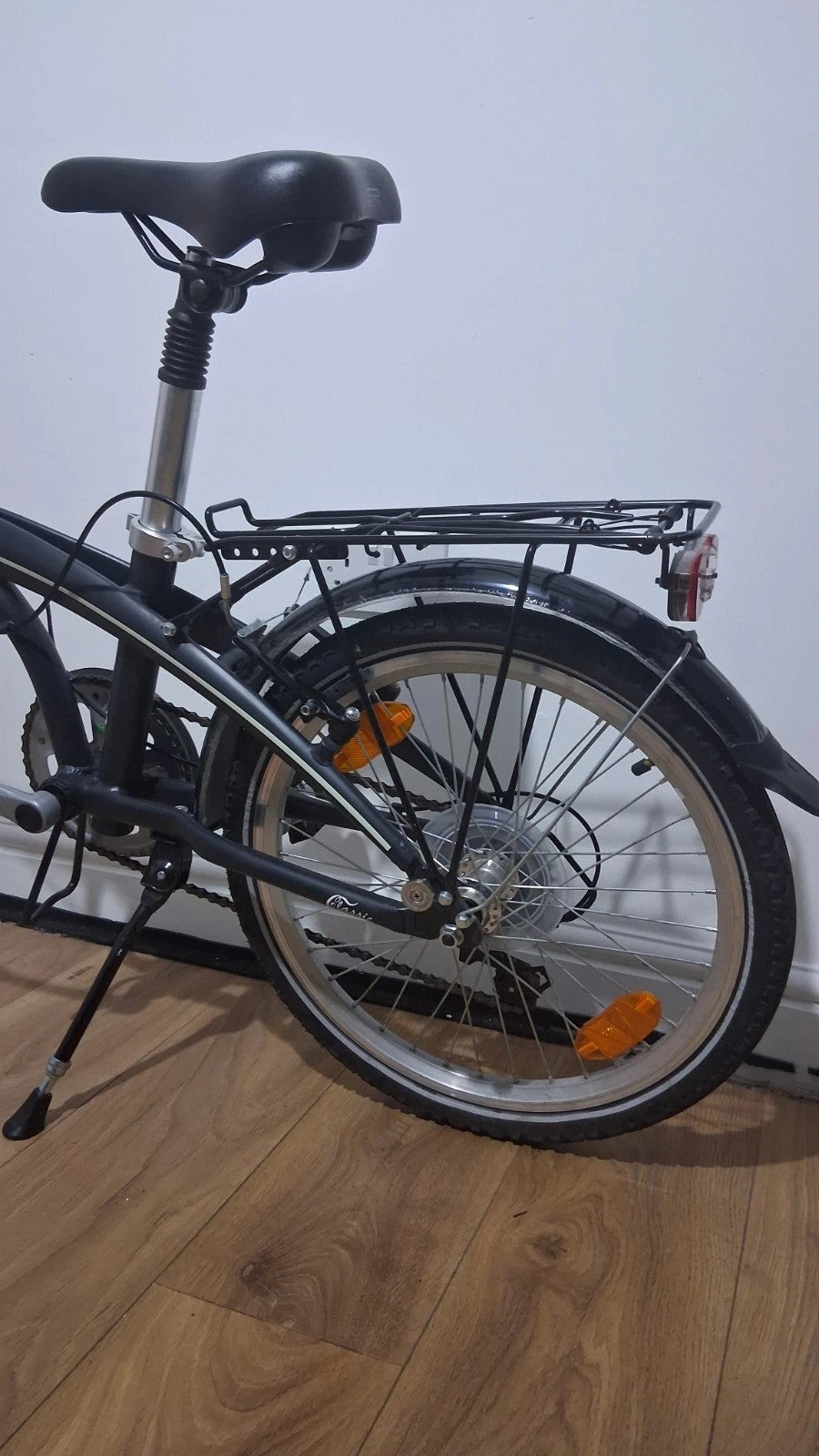 Denver Classic 001 Folding Bike 20in 7 Speed, Lights, Rack, Mudguards