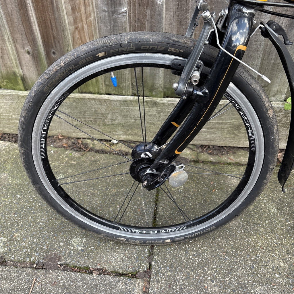 Dahon Speed Pro -7 Speed Folding Bike In Yellow