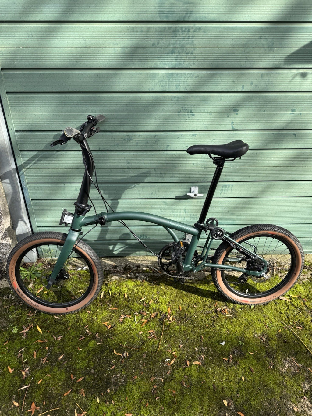 Brompton G-Line 8-Speed Folding Bike Forest Green Medium Frame Excellent Cond