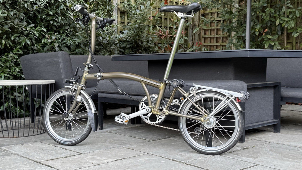Brompton Gold Lacquer Limited Edition Bike - 6-Speed 2014 Fully upgraded