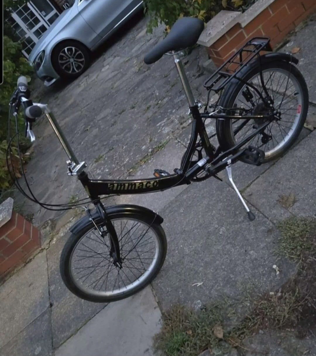 Ammaco Foldable Bike. Used Only Twice Due to Work Good Condition
