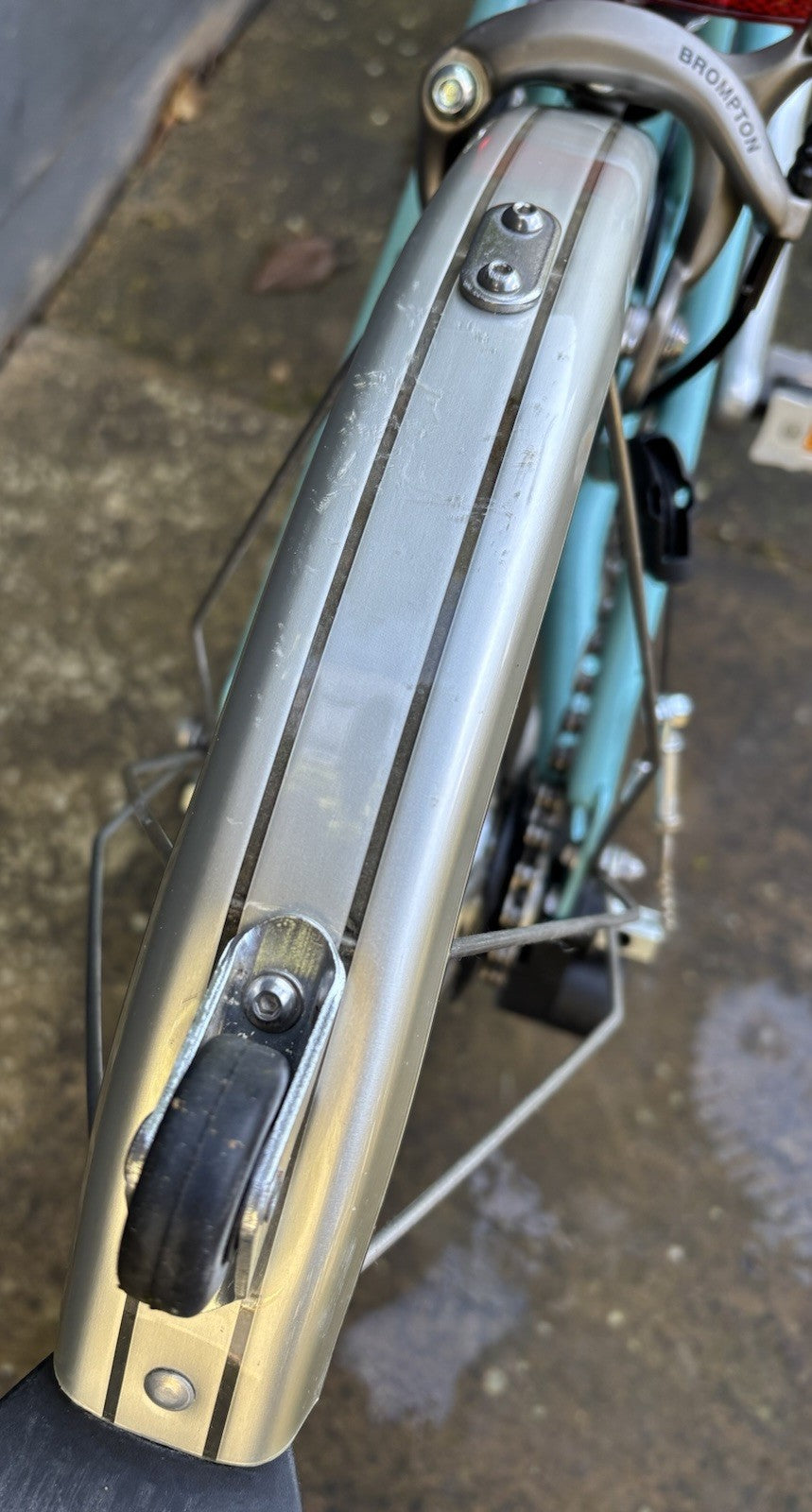 Brompton M3L folding bike C Line Equivalent in Turkish Green - Hardly Used