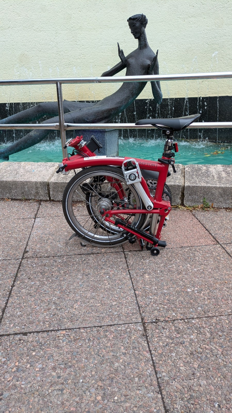 Brompton M6L Red House Silver Edition 2022 Foldable Bike RRP £1415