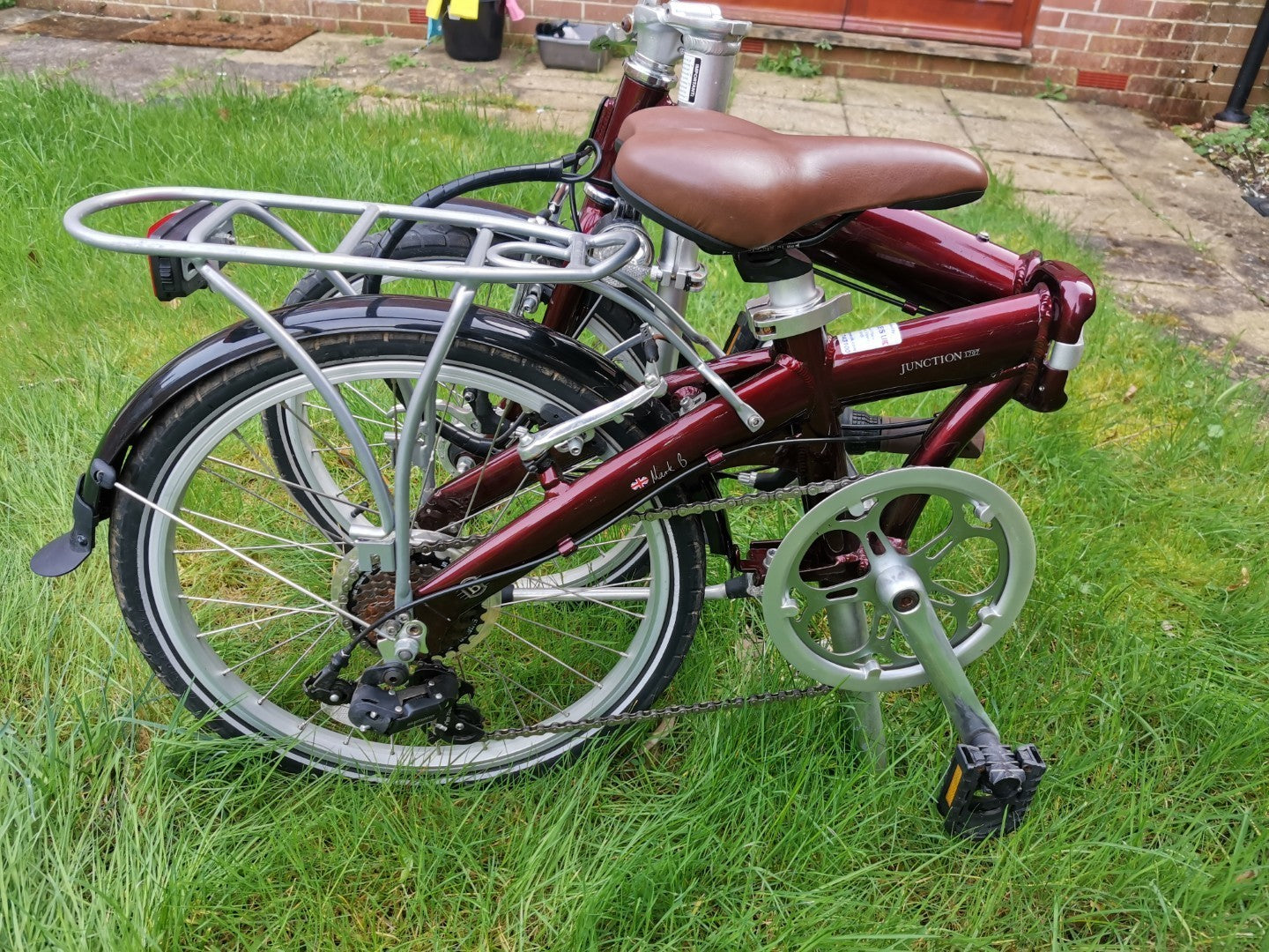 Bickerton Junction 1707 City Folding Bike 7 gears dynamo LED light