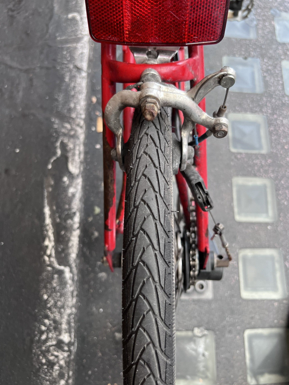 Brompton Bike Red Folding 3 Speed - ✅ FREE & FAST DPD Delivery🚚