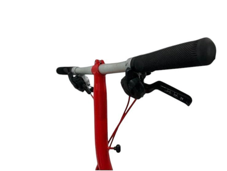 Brompton BWC Edition S6L (6 Speed)  folding bicycle - White-Red-Blue