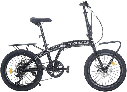 20" Folding Bike 7 Speed Disc Brake Lightweight Adult Commuter Bicycle