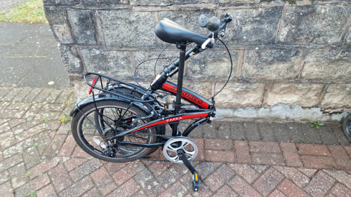 Ammaco Pakka Lite 20 Inch Wheel 6 Speed Alloy Folding Bike Silver