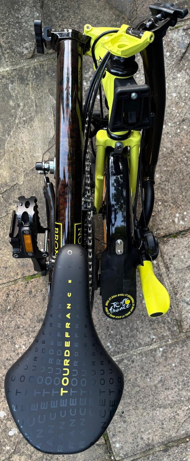 2025 Brompton C Line Tour De France Folding Bicycle 6 Speed - Hardly Used