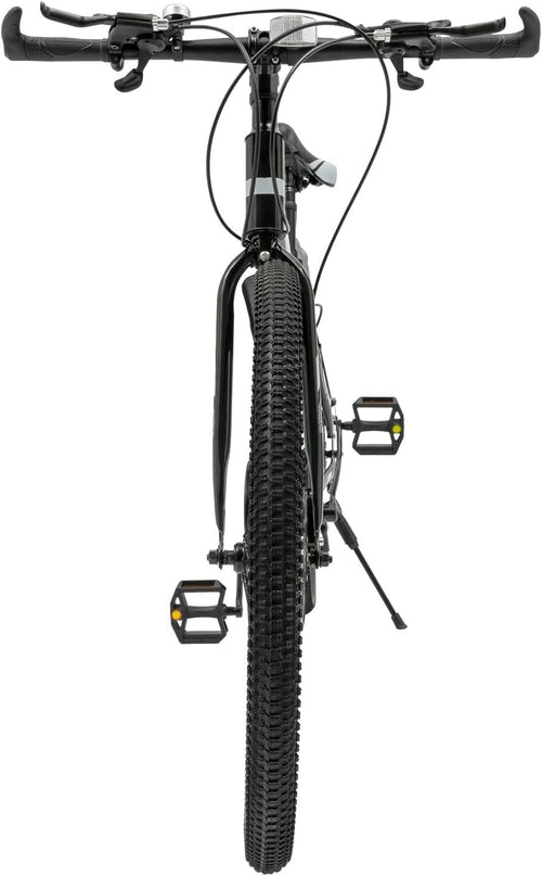 26" Folding Mountain Bike 21-Speed Dual Disc Brakes Adjustable Saddle
