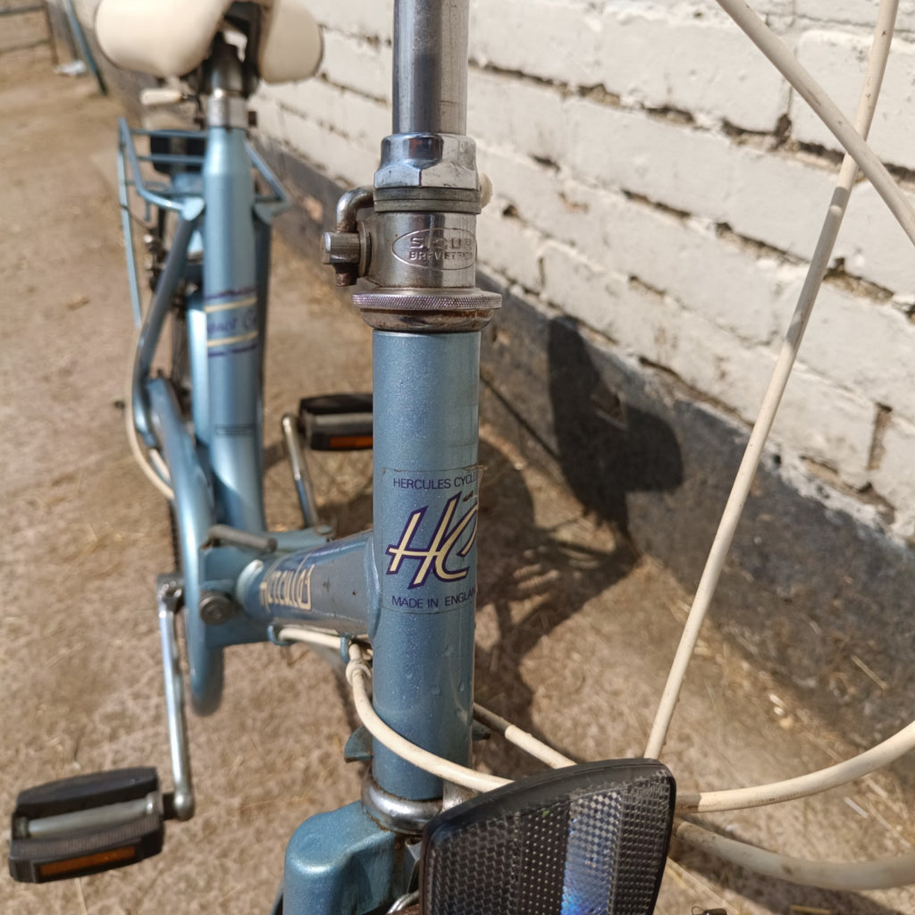 Vintage Hercules Compact folding bike Stowaway Shopper fold Raleigh Retro 1970