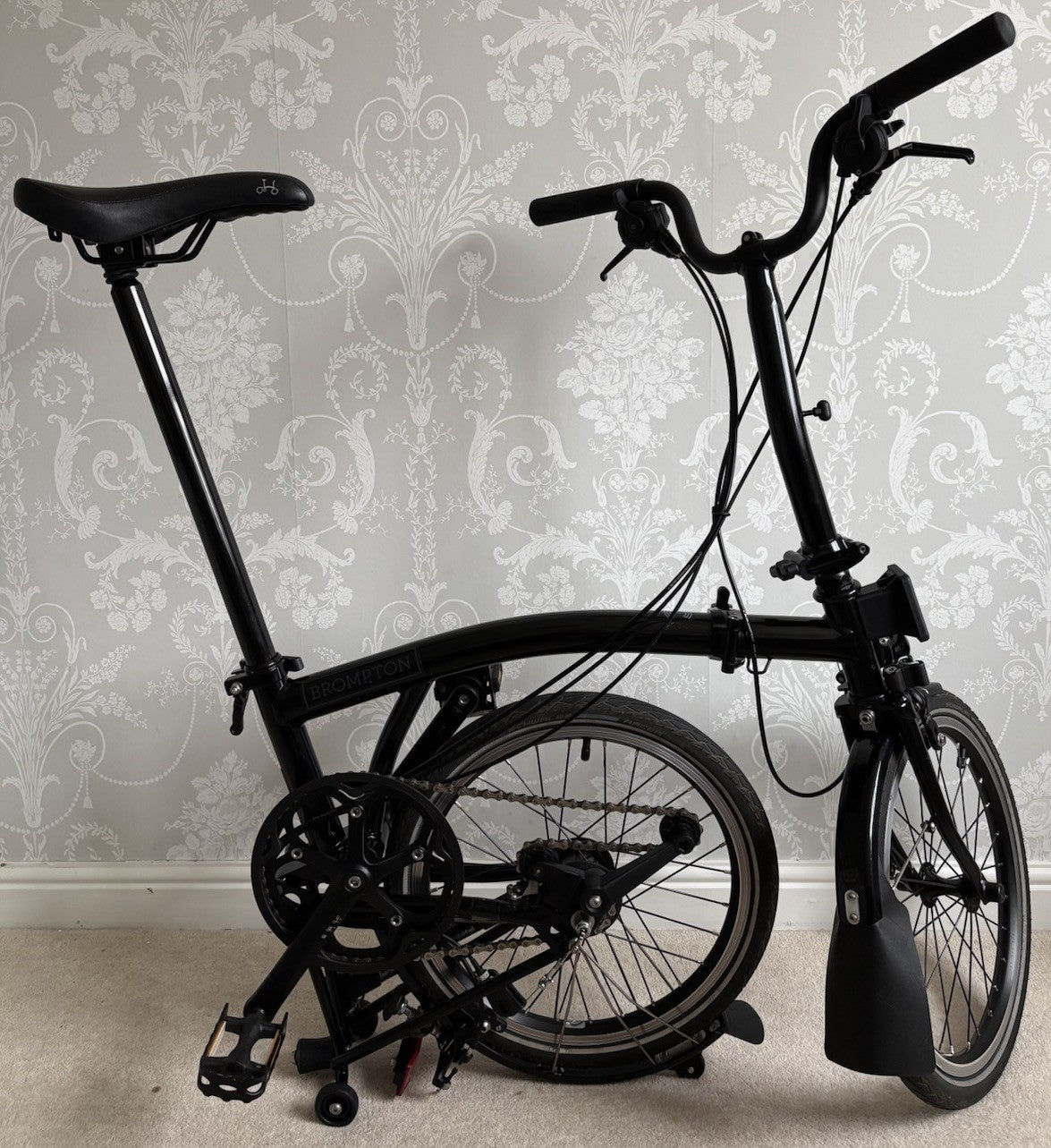 2022 Brompton C Line 6 Speed Black Edition Folding bicycle - Test Ridden Only