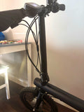 Xiaomi Black Folding Bike Flat Bar with Kickstand & Rear Light