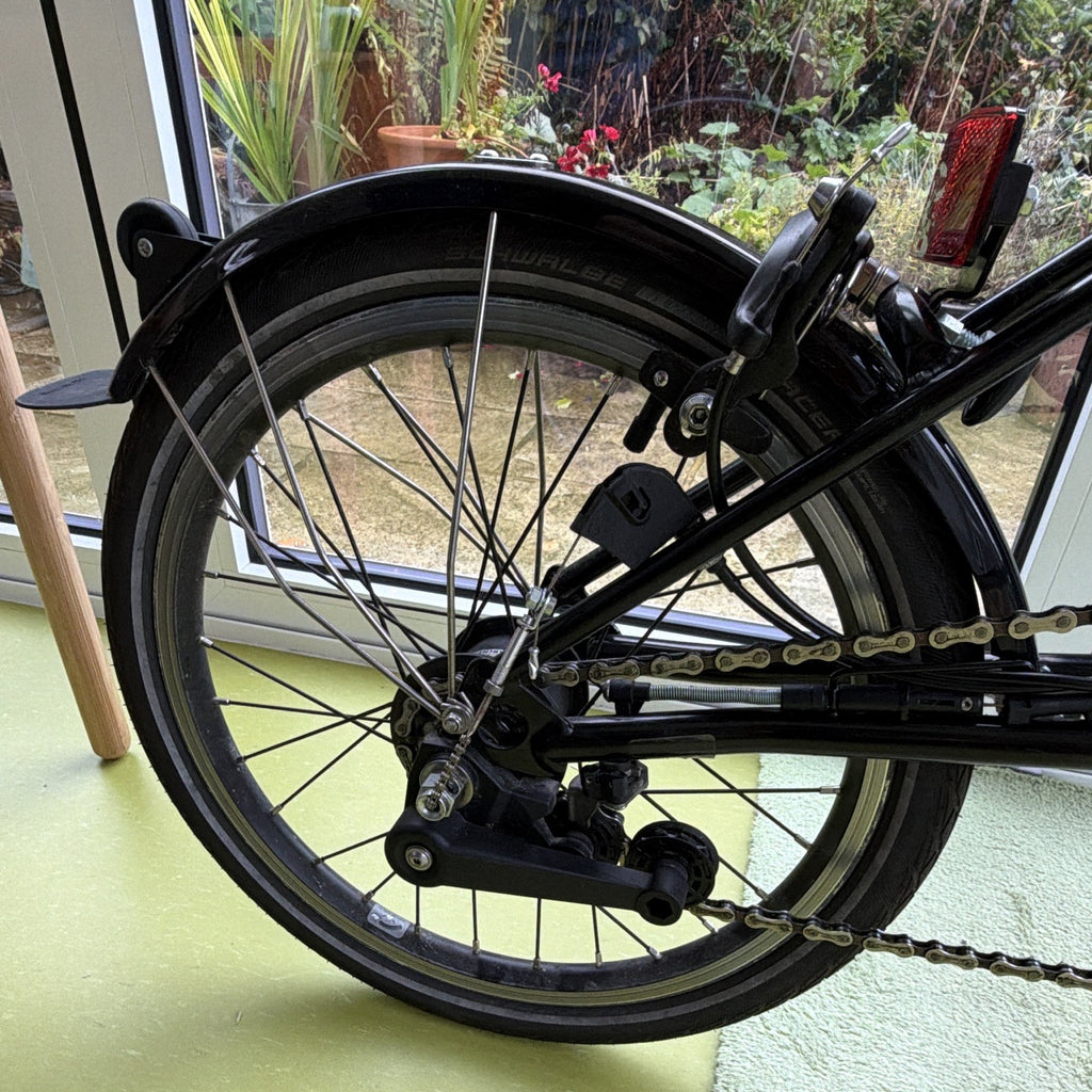 Brompton C Line Folding Bike 6-Speed. Lacquered bronze colour. 2021 model.