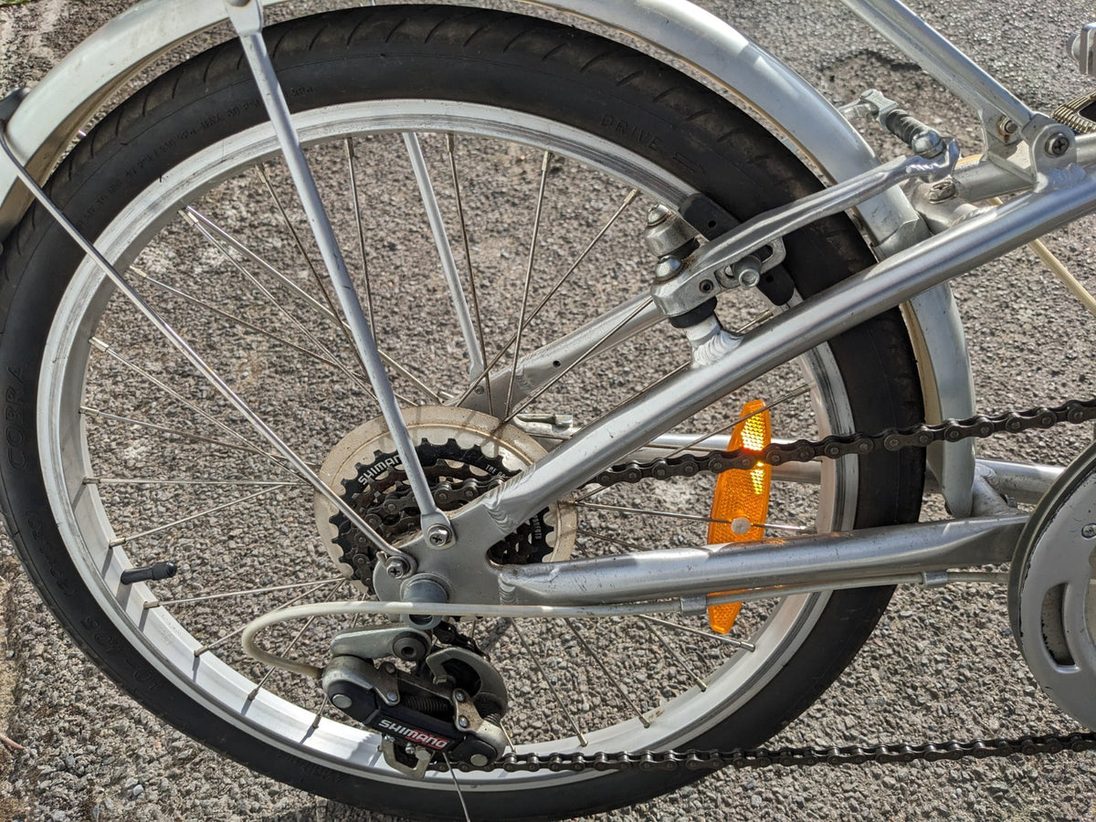 A Pair (2 off) Lightweight Aluminium Folding Bikes