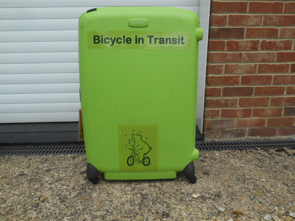 Tern folding bike Flight Suit & Samsonite case for foreign travel with your bike