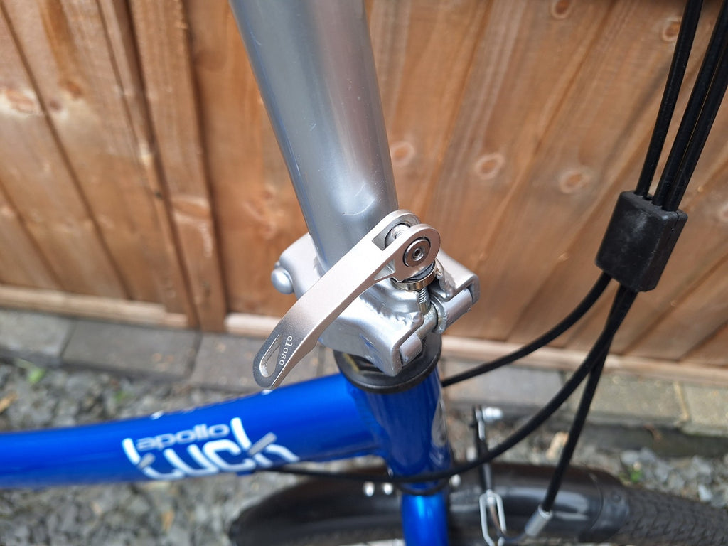 Apollo Tuck 20'' Folding Bike Lightweight Blue Great Condition Unixex 6 Speed