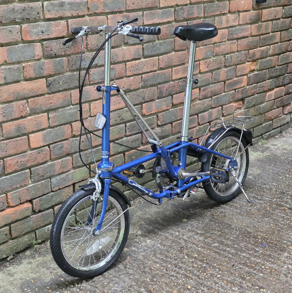 VINTAGE ADULTS DAHON GETAWAY V FOLD UP BIKE (10" WHEELS)