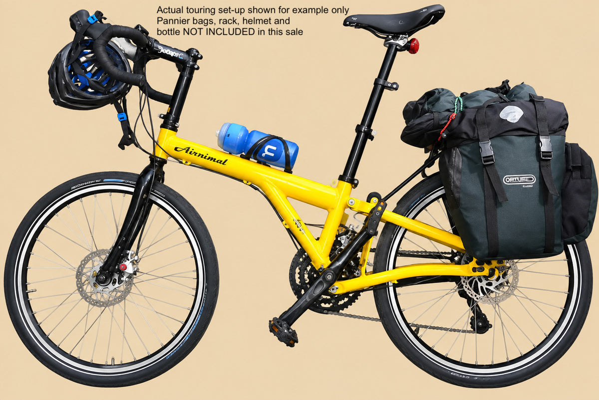 Airnimal Joey Explore Drop - 24” Folding Bike – Custom Yellow