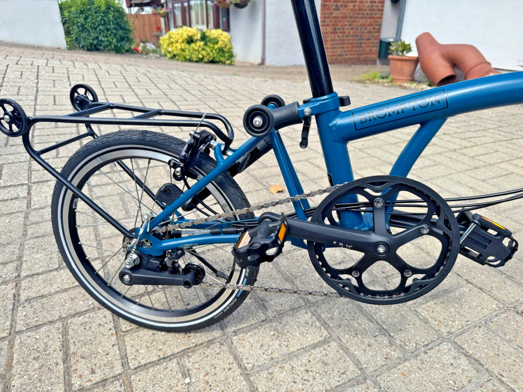 Brompton C Line Ocean 6 SPEED - Original British Folding Bike - with storage bag