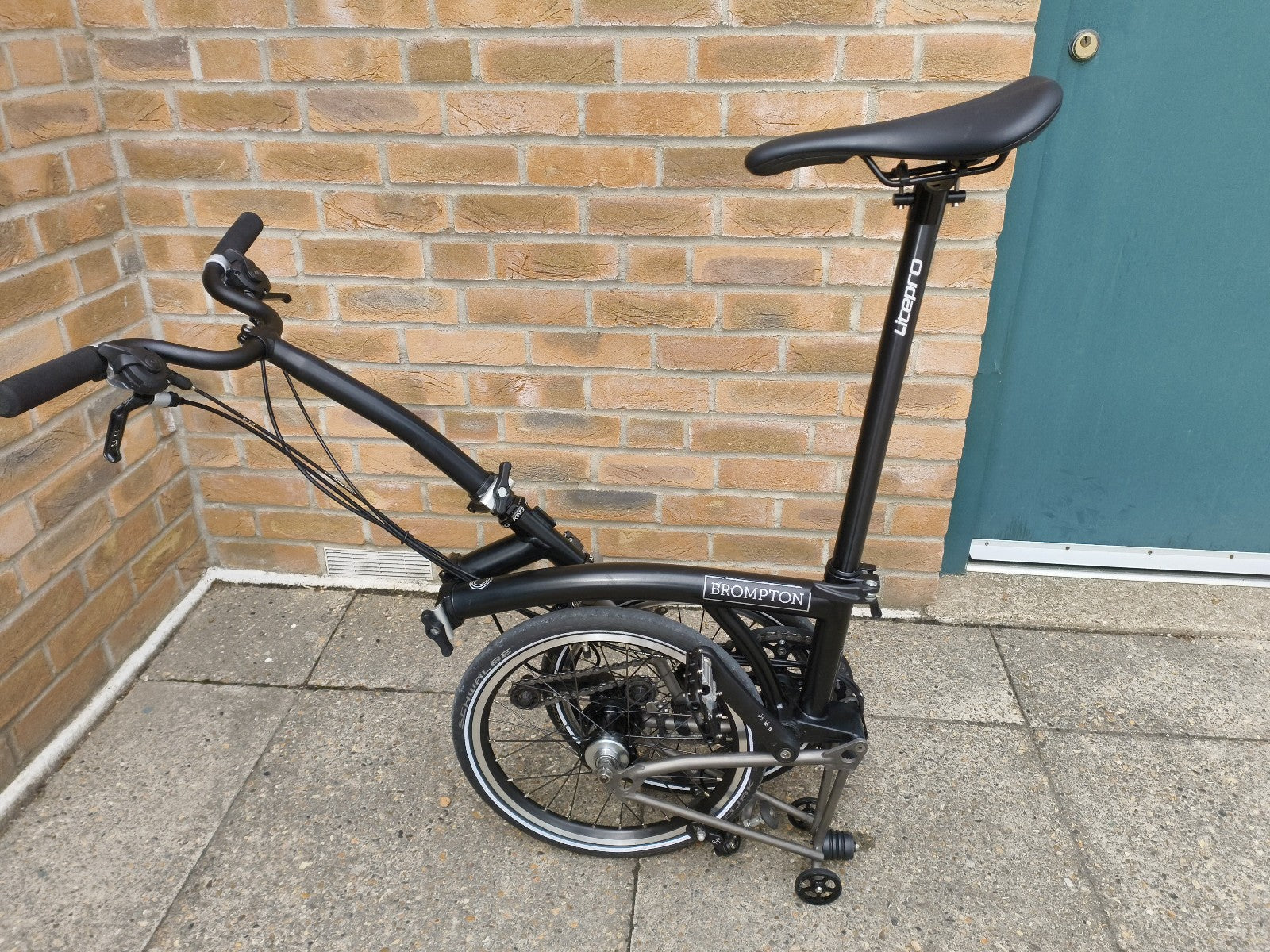 2022 Brompton C Line Titanium Superlight 6 speed folding bike
