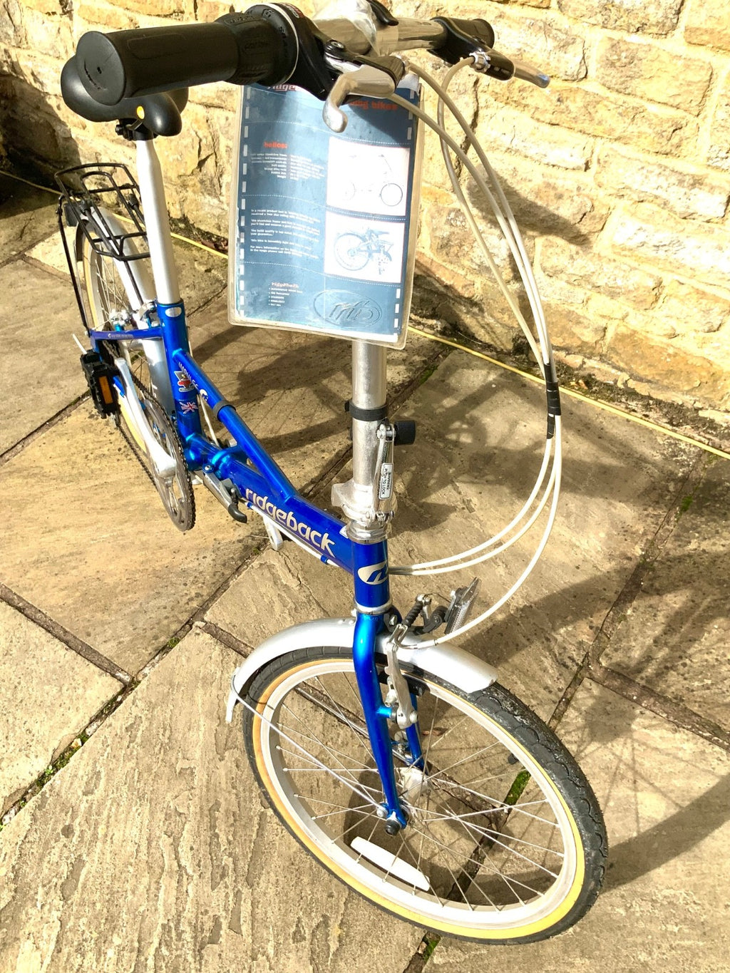 RIDGEBACK IMPULSE UNISEX FOLDING BIKE 10.8 Kg, 5 Speed Gripshift Shimano gears