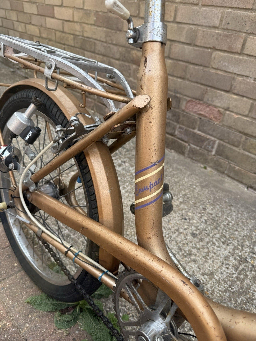 Hercules Compact Folding Bike 1984 Retro Vintage