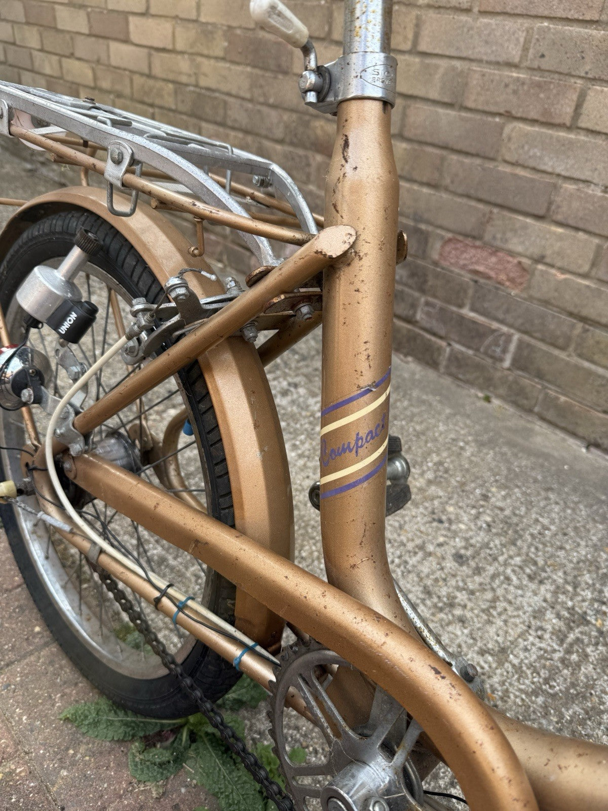 Hercules Compact Folding Bike 1984 Retro Vintage