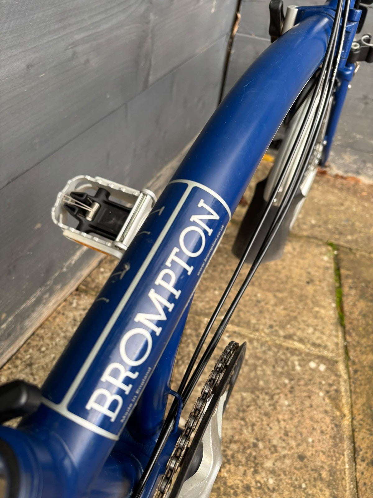 Brompton H6L C Line 6 Speed Folding Bicycle in Cobalt Blue - Light Leisure Use