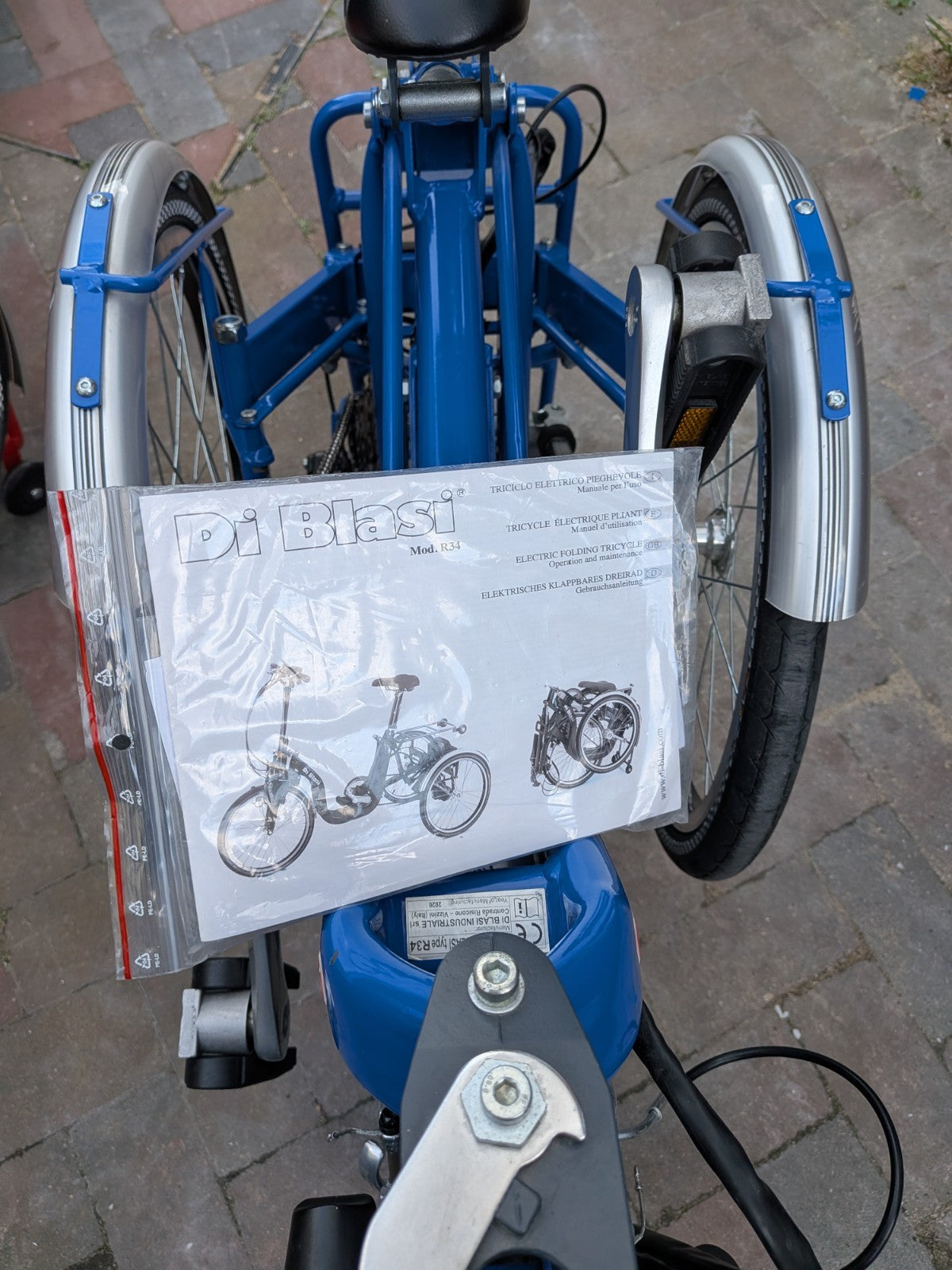 Electric Tricycle Folding Electric Trike Di Blasi R34.Compact, Delivery Possible