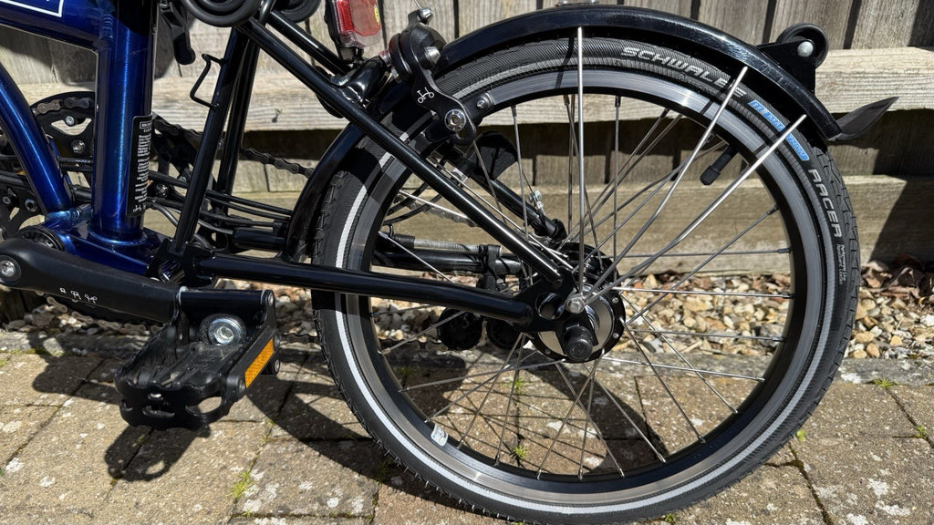 Brompton C Line M6L Bolt Blue e-Folding Bike - Excellent Condition