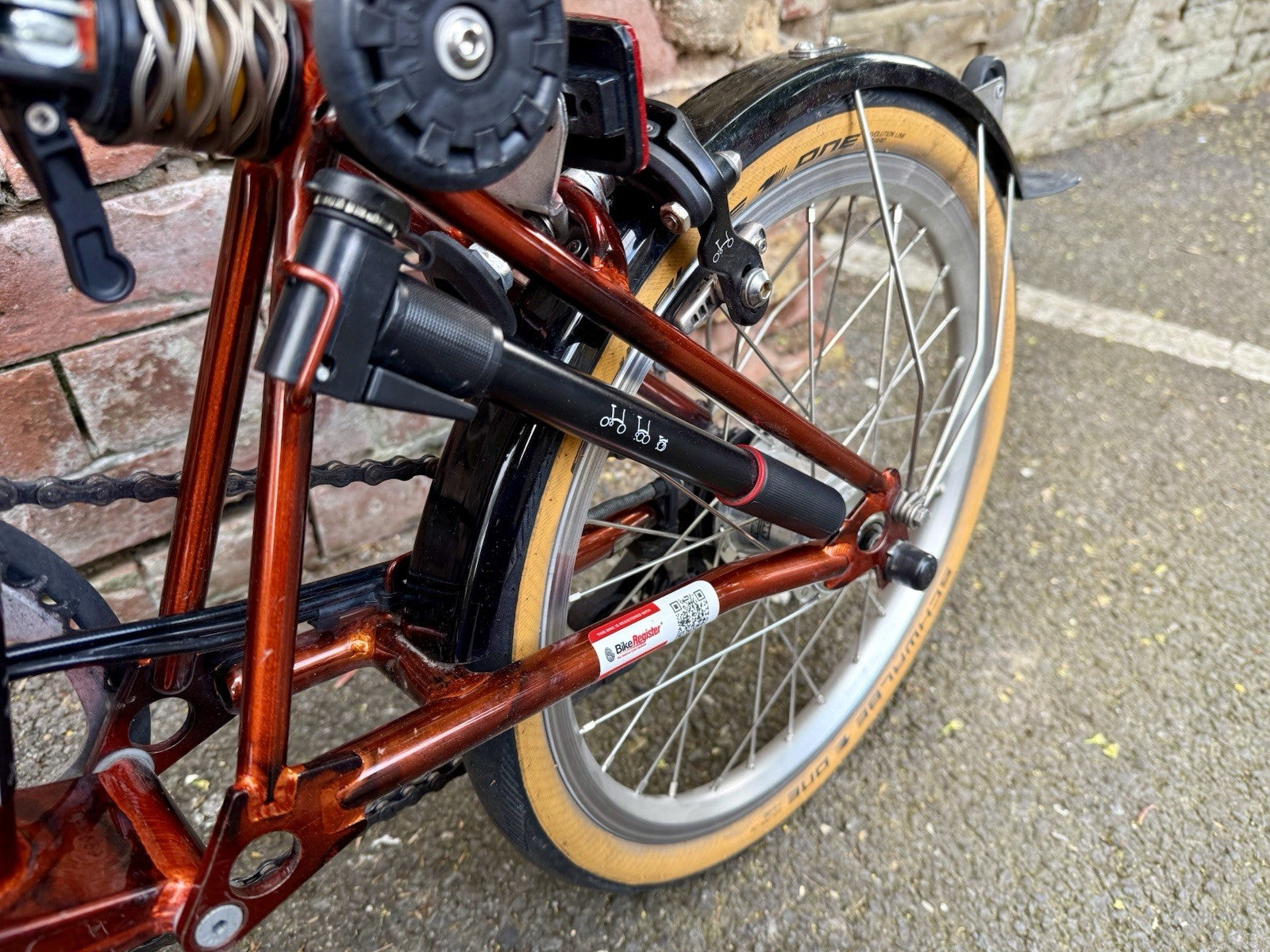 Brompton M6L Flame Lacquer 2019 — Upgraded — Single Owner — Original Receipt