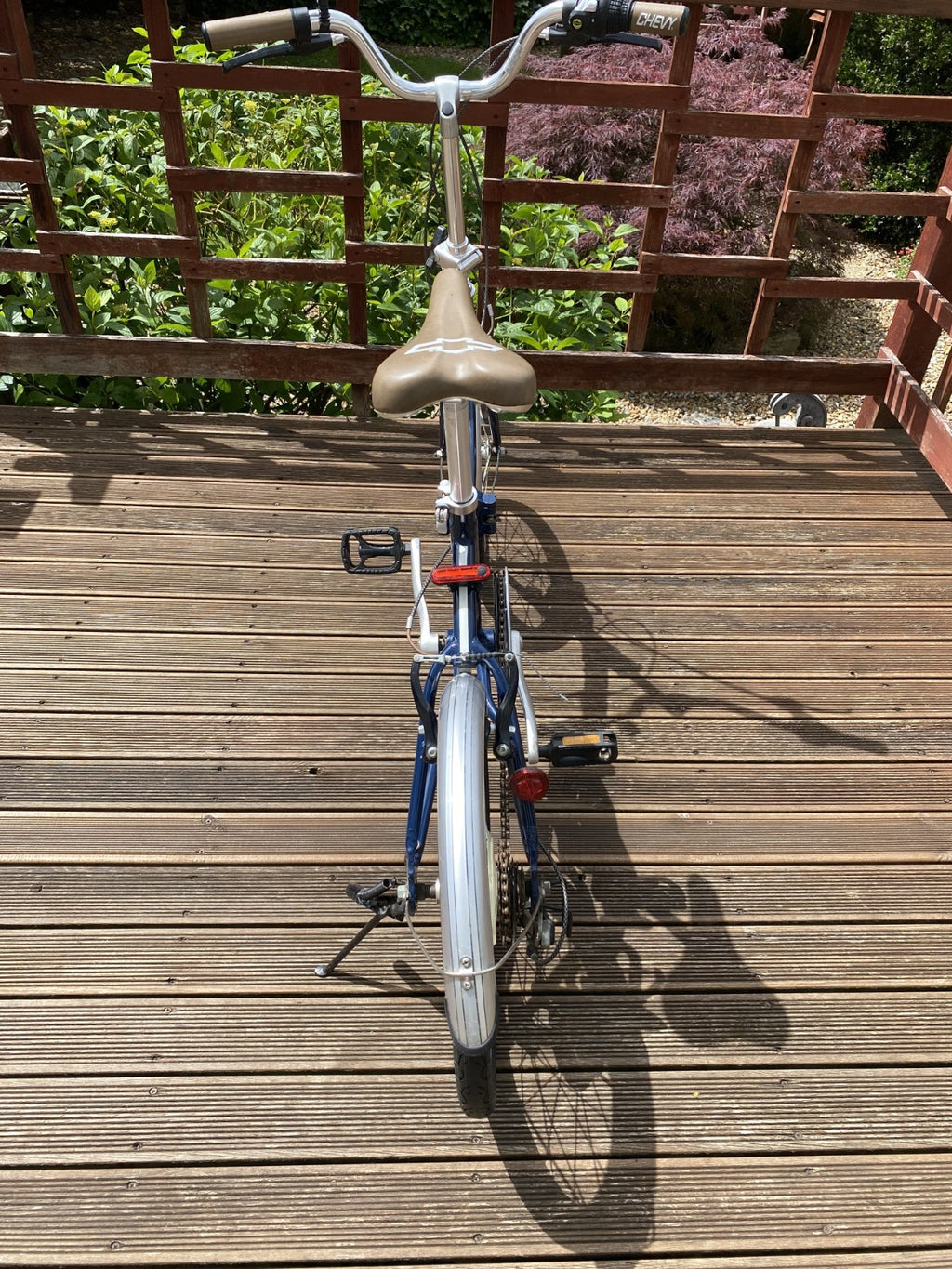 🔥Rare Chevrolet Chevy 20in Folding Bike 6 Speed Shimano Revoshift Blue