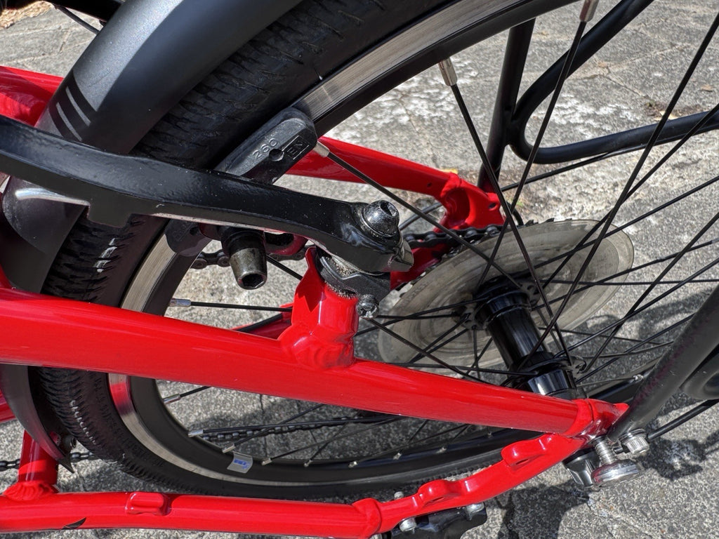 Tern Verge D9 Folding Bicycle Red - In Excellent Condition