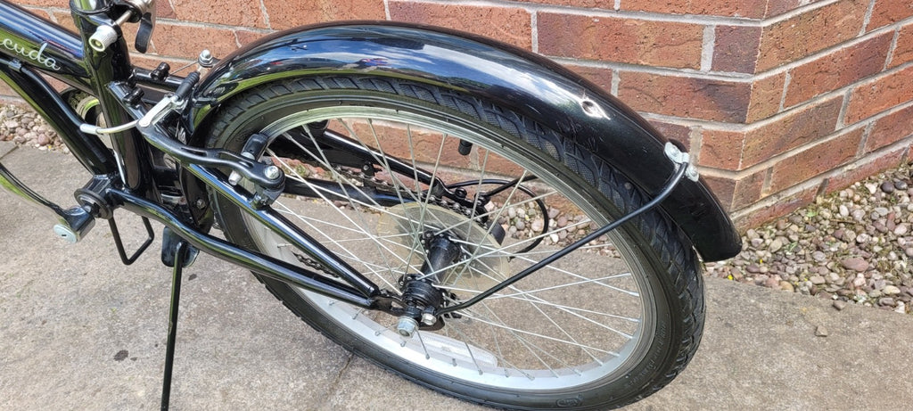 Apus Barracuda Folding Bicycle, Black, 20", Barely Used, Excellent, Commuter, A+
